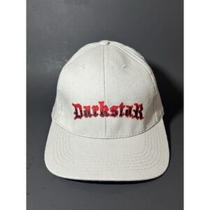 Y2K DARKSTAR Skateboarding Gray Baseball Hat Size S-M